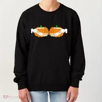 Don't Touch My Pumpkins Skeleton Hands Women's Sweatshirt thumb 0