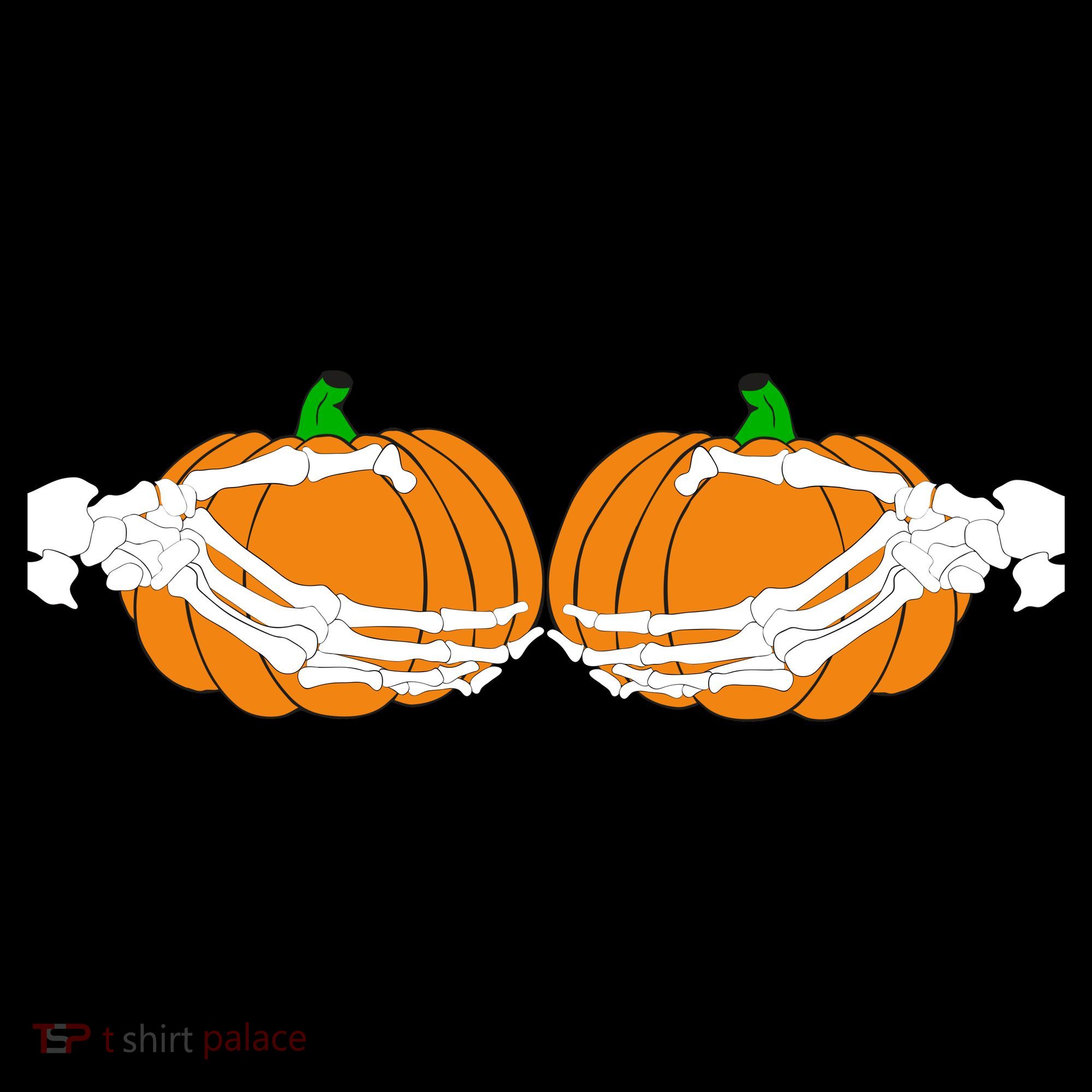 Don't Touch My Pumpkins Skeleton Hands Sweatshirt