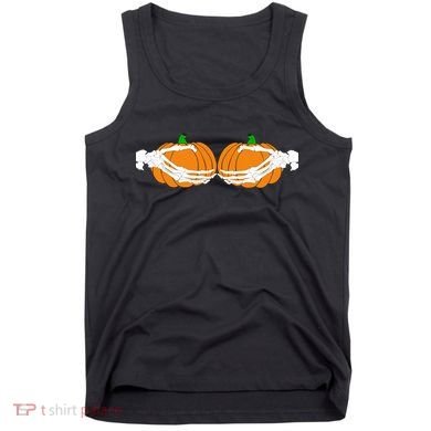 Don't Touch My Pumpkins Skeleton Hands Tank Top