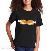 Don't Touch My Pumpkins Skeleton Hands Kids T-Shirt thumb 2