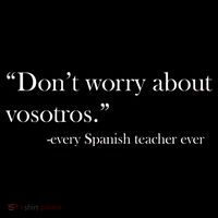 Don't Worry about Vosotros Spanish Teacher Coaster thumb 2
