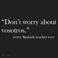 Don't Worry about Vosotros Spanish Teacher Hat thumb 2