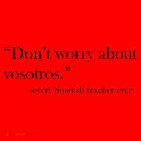 Don't Worry about Vosotros Spanish Teacher Santa Hat thumb 1