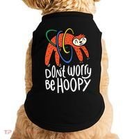 Don't Worry Be Hoopy Sloth Doggie Tank thumb 0