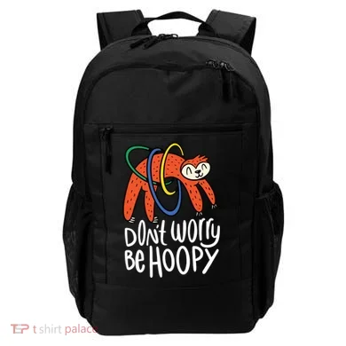 Don't Worry Be Hoopy Sloth Backpack
