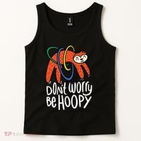 Don't Worry Be Hoopy Sloth Tank Top thumb 2