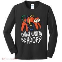 Don't Worry Be Hoopy Sloth Kids Long Sleeve Shirt thumb 0
