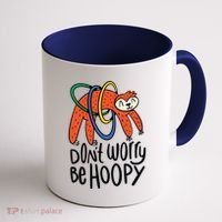 Don't Worry Be Hoopy Sloth Coffee Mug thumb 1