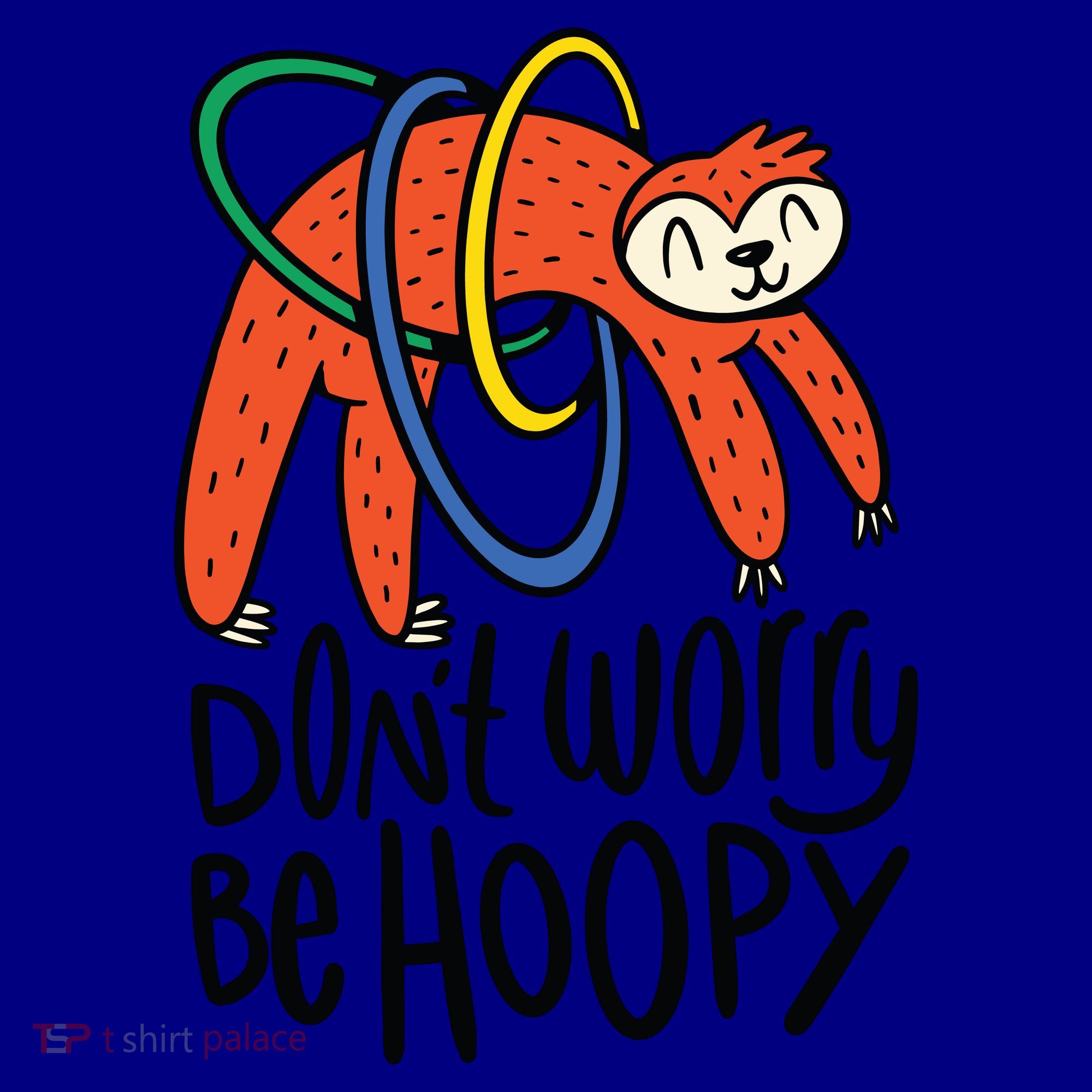 Don't Worry Be Hoopy Sloth Coffee Mug
