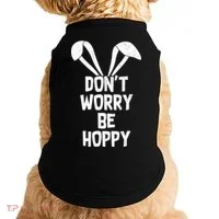 Don't Worry Be Hoppy Doggie Tank thumb 0