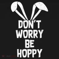 Don't Worry Be Hoppy Doggie Tank thumb 4