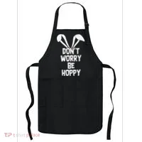 Don't Worry Be Hoppy Apron thumb 0