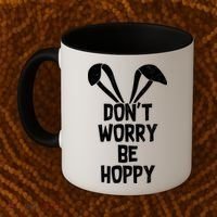 Don't Worry Be Hoppy Coffee Mug thumb 2