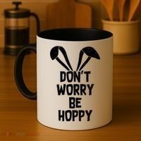 Don't Worry Be Hoppy Coffee Mug thumb 4
