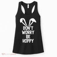 Don't Worry Be Hoppy Women's Tank Top thumb 0