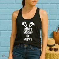 Don't Worry Be Hoppy Women's Tank Top thumb 2