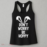 Don't Worry Be Hoppy Women's Tank Top thumb 3