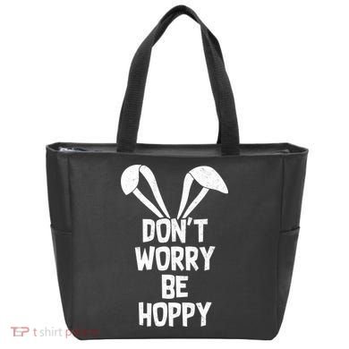 Don't Worry Be Hoppy Tote Bag