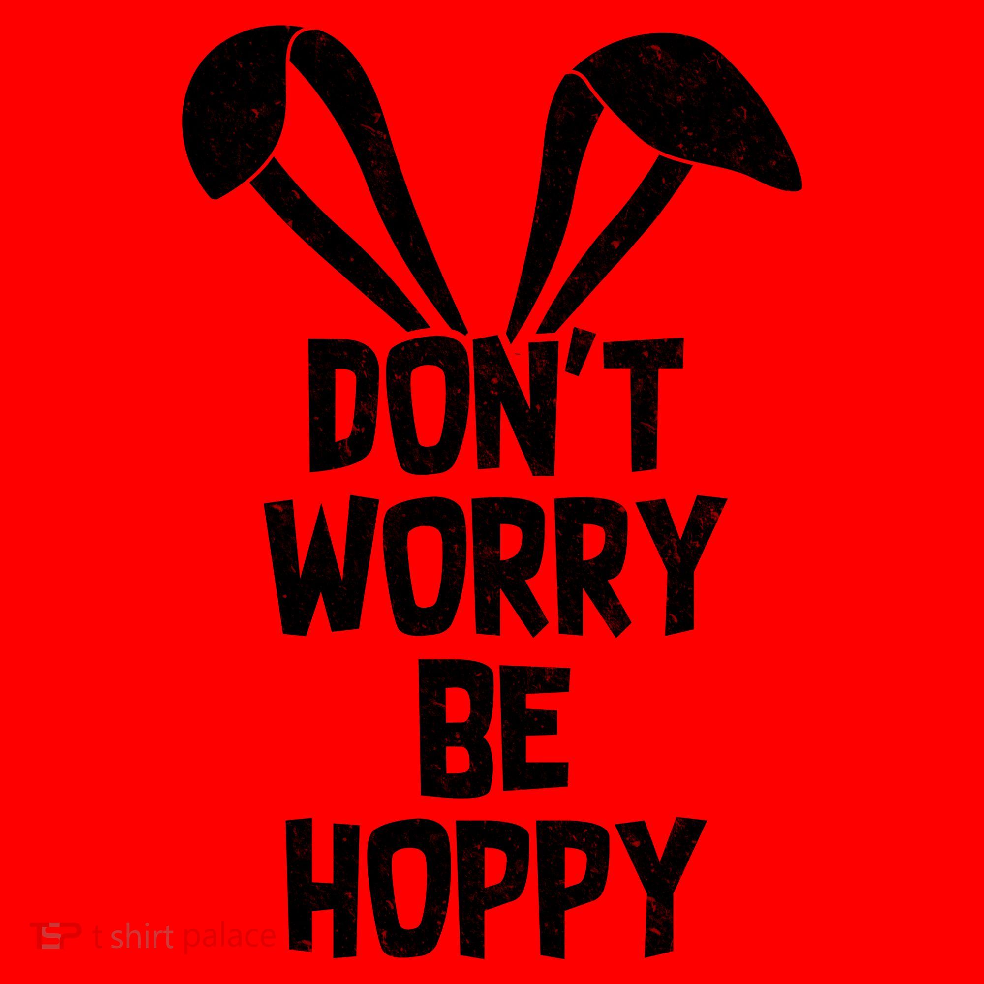 Don't Worry Be Hoppy Santa Hat