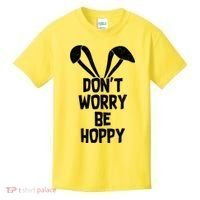 Don't Worry Be Hoppy Kids T-Shirt thumb 0