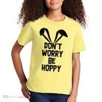 Don't Worry Be Hoppy Kids T-Shirt thumb 2