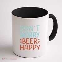 Don't Worry Beer Happy Coffee Mug thumb 1