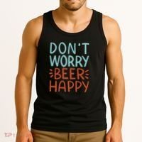 Don't Worry Beer Happy Tank Top thumb 3