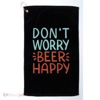 Don't Worry Beer Happy Golf Towel thumb 0