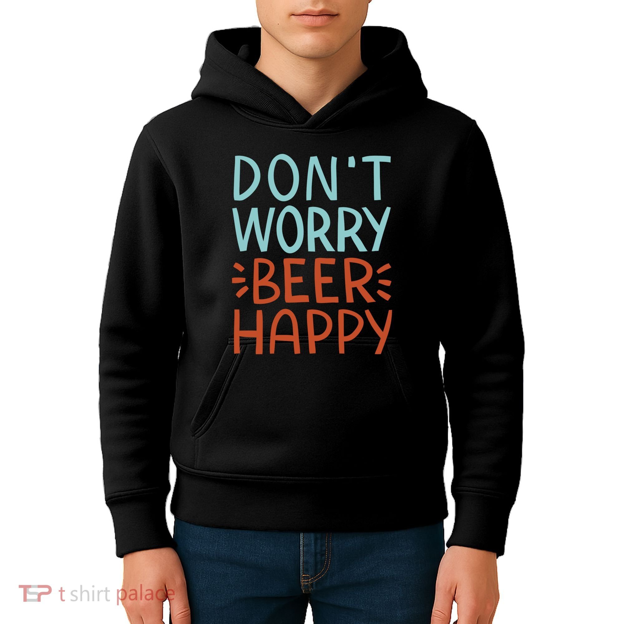 Don't Worry Beer Happy Kids Hoodie