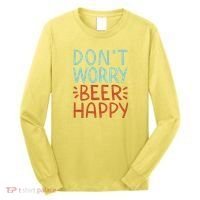 Don't Worry Beer Happy Long Sleeve Shirt thumb 0