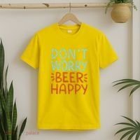 Don't Worry Beer Happy T-Shirt thumb 2