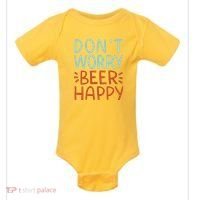 Don't Worry Beer Happy Baby Bodysuit thumb 0