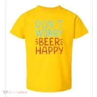 Don't Worry Beer Happy Toddler T-Shirt thumb 0