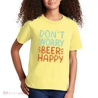 Don't Worry Beer Happy Kids T-Shirt thumb 2