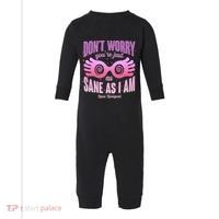 Don't Worry You're Just As Sane As I Am Luna Lovegood Infant Fleece One Piece thumb 0
