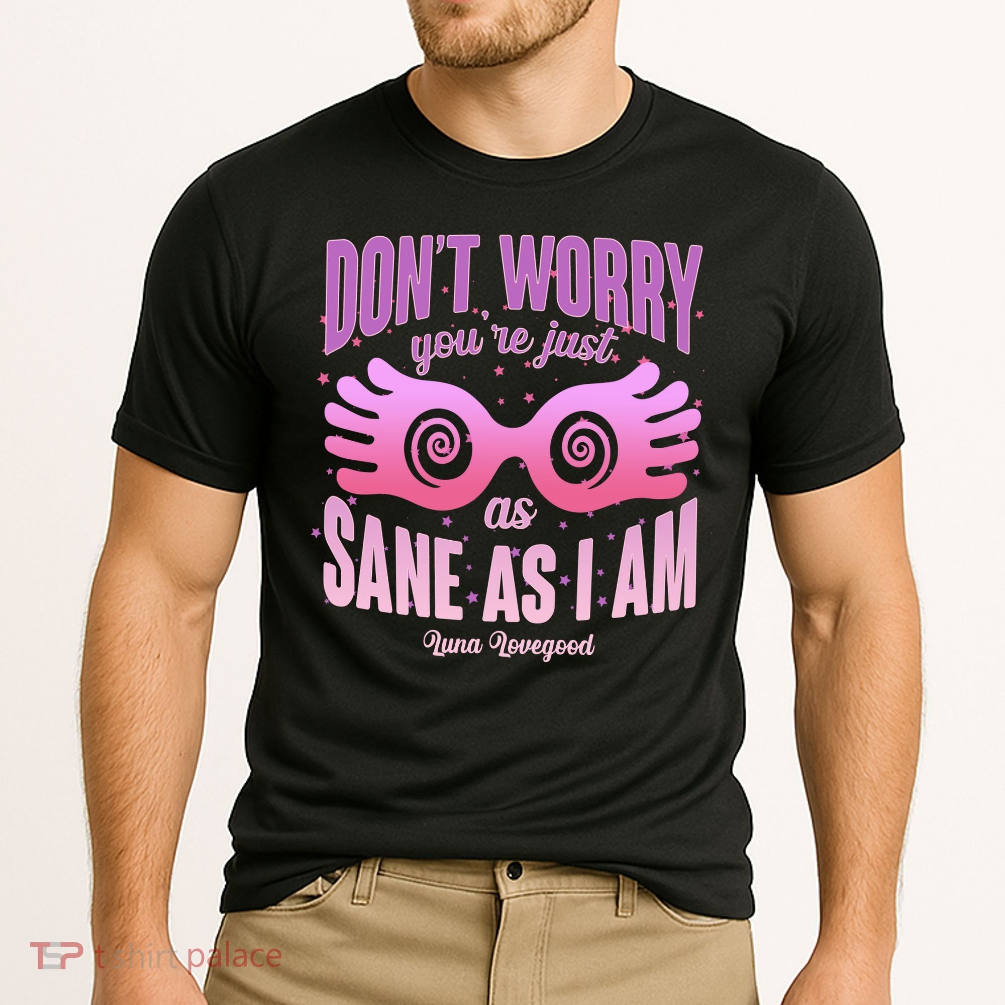 Don't Worry You're Just As Sane As I Am Luna Lovegood Cooling Performance Crew T-Shirt