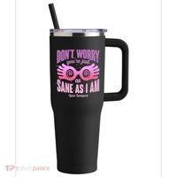 Don't Worry You're Just As Sane As I Am Luna Lovegood 40oz Vacuum Insulated Stainless Steel Travel Tumbler thumb 0