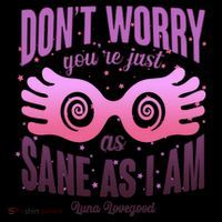 Don't Worry You're Just As Sane As I Am Luna Lovegood 16oz Travel Tumbler thumb 2