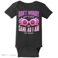Don't Worry You're Just As Sane As I Am Luna Lovegood Baby Bodysuit thumb 0
