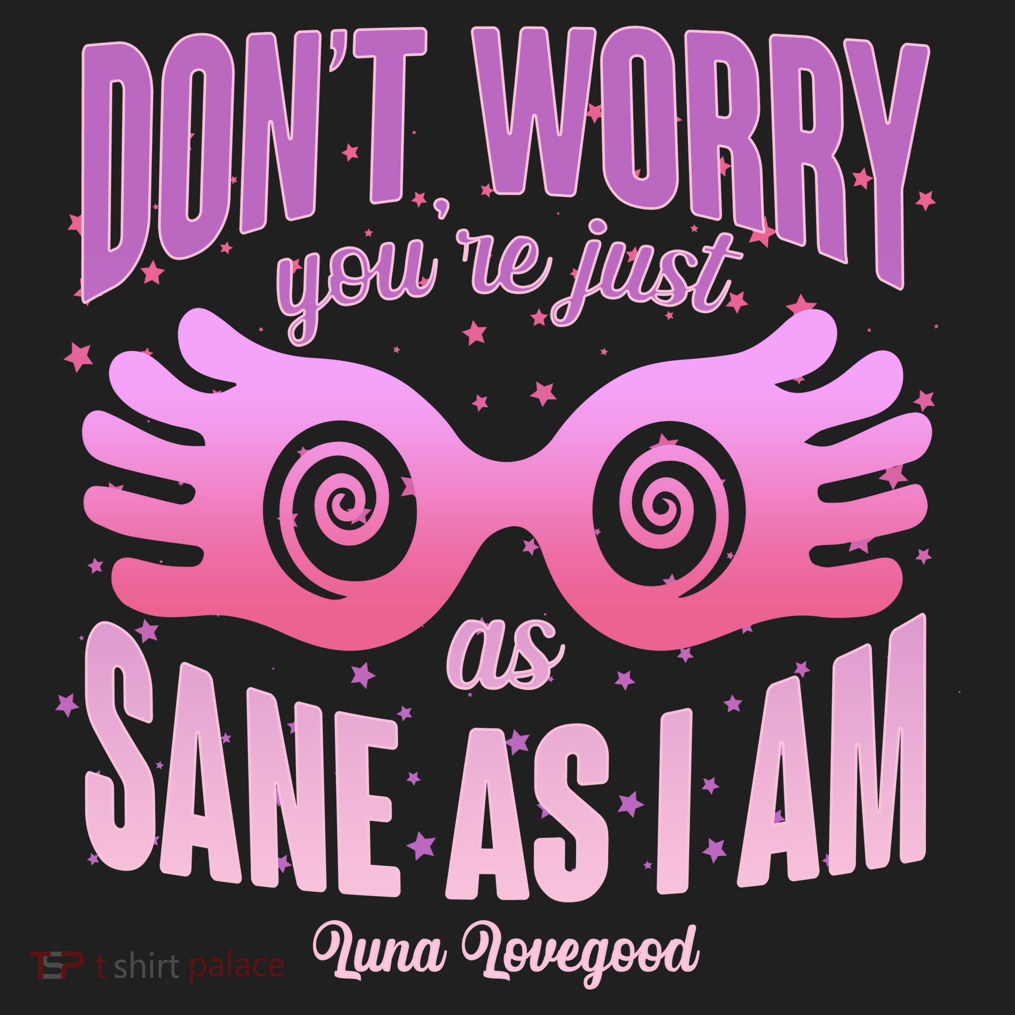 Don't Worry You're Just As Sane As I Am Luna Lovegood Kids Plaid Pajama Set