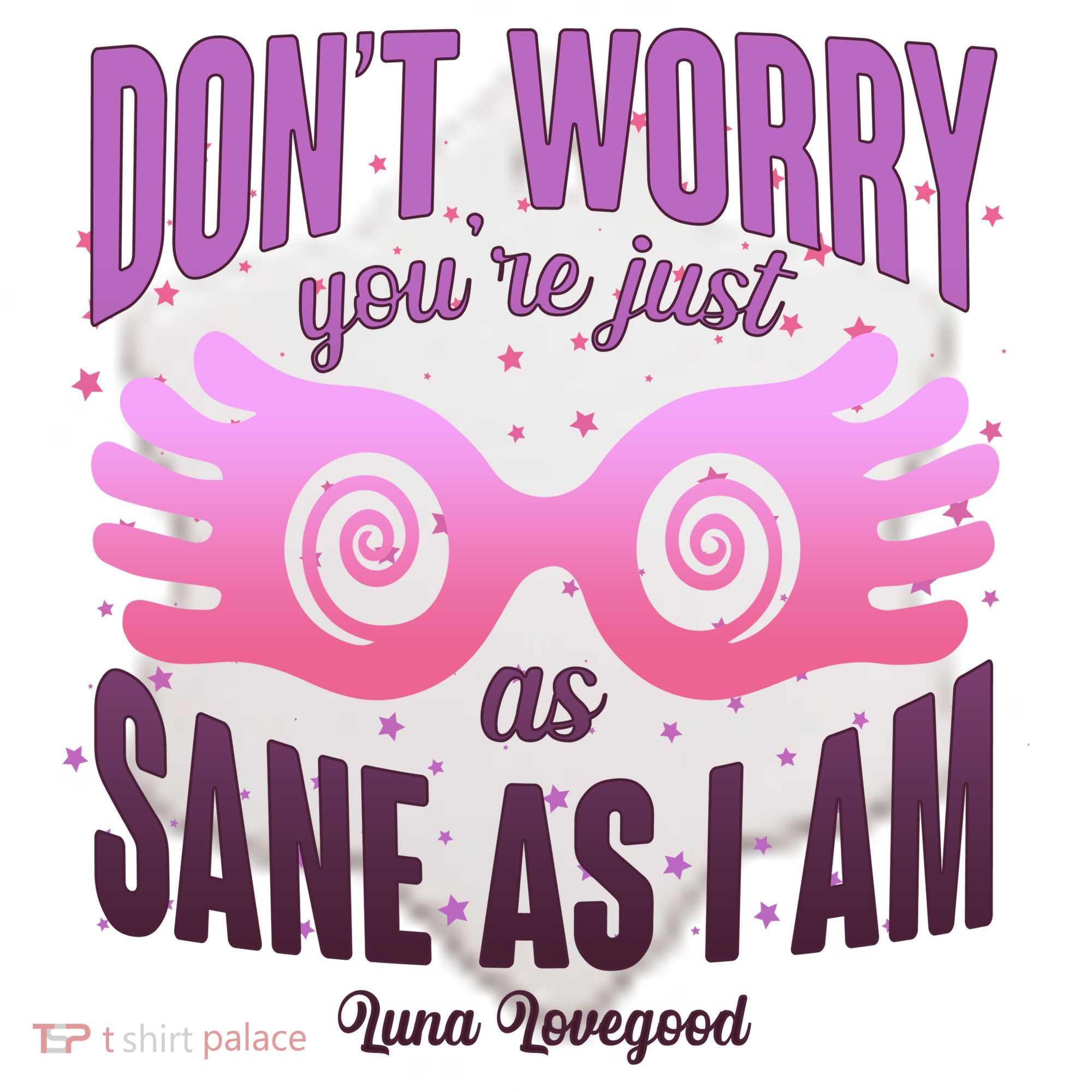 Don't Worry You're Just As Sane As I Am Luna Lovegood Ceramic Ornament