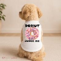 Donut Judge Me Doggie Tank thumb 2