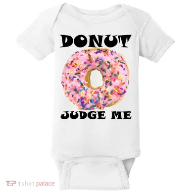 Donut Judge Me Baby Bodysuit