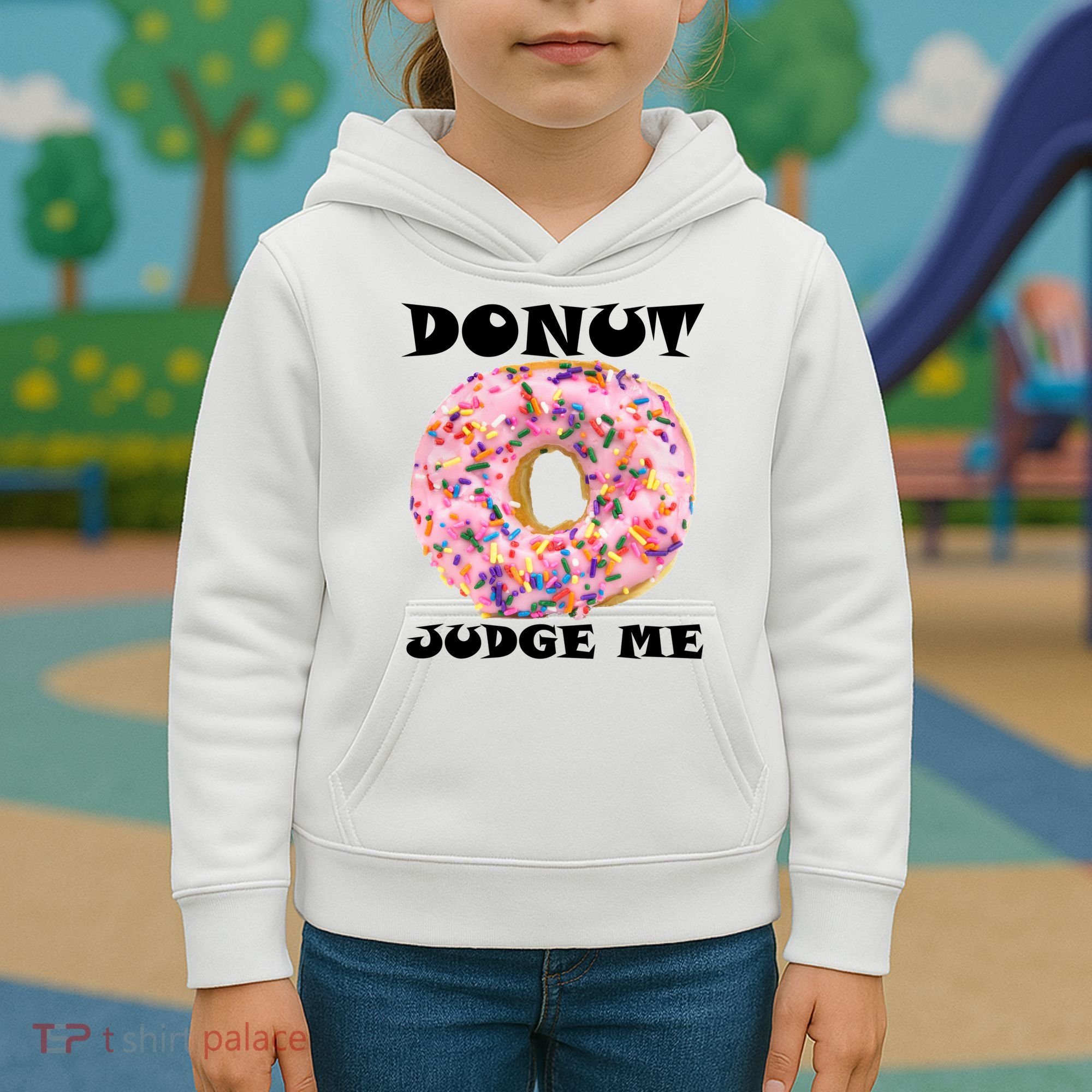 Donut Judge Me Kids Hoodie