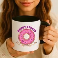 Donut Stress Coffee Mug thumb 3