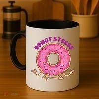 Donut Stress Coffee Mug thumb 4