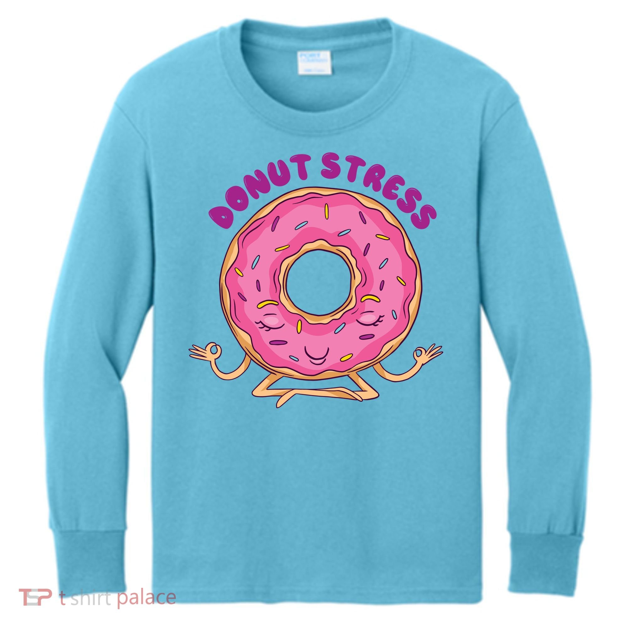 Donut Stress Kids Long Sleeve Shirt