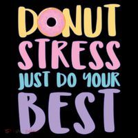 Donut Stress Just Do Your Best Backpack thumb 2