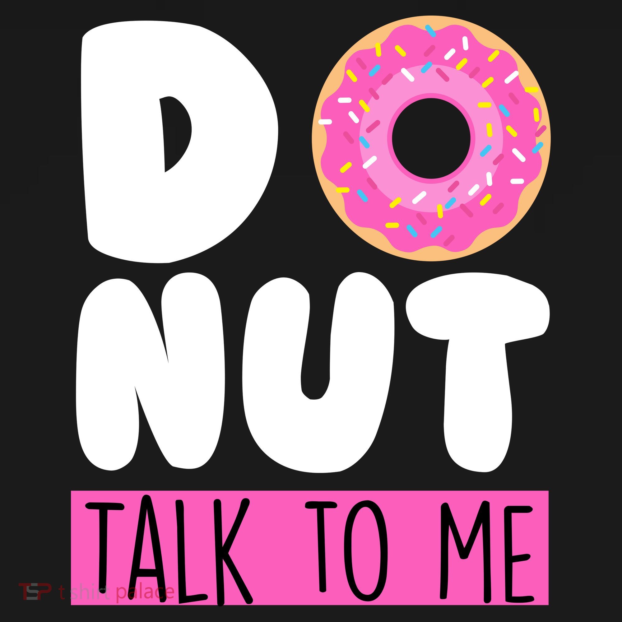 Donut Talk To Me Toddler Zip Fleece Hoodie