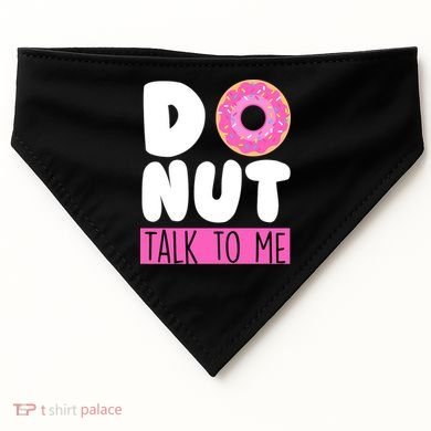 Donut Talk To Me USA-Made Doggie Bandana